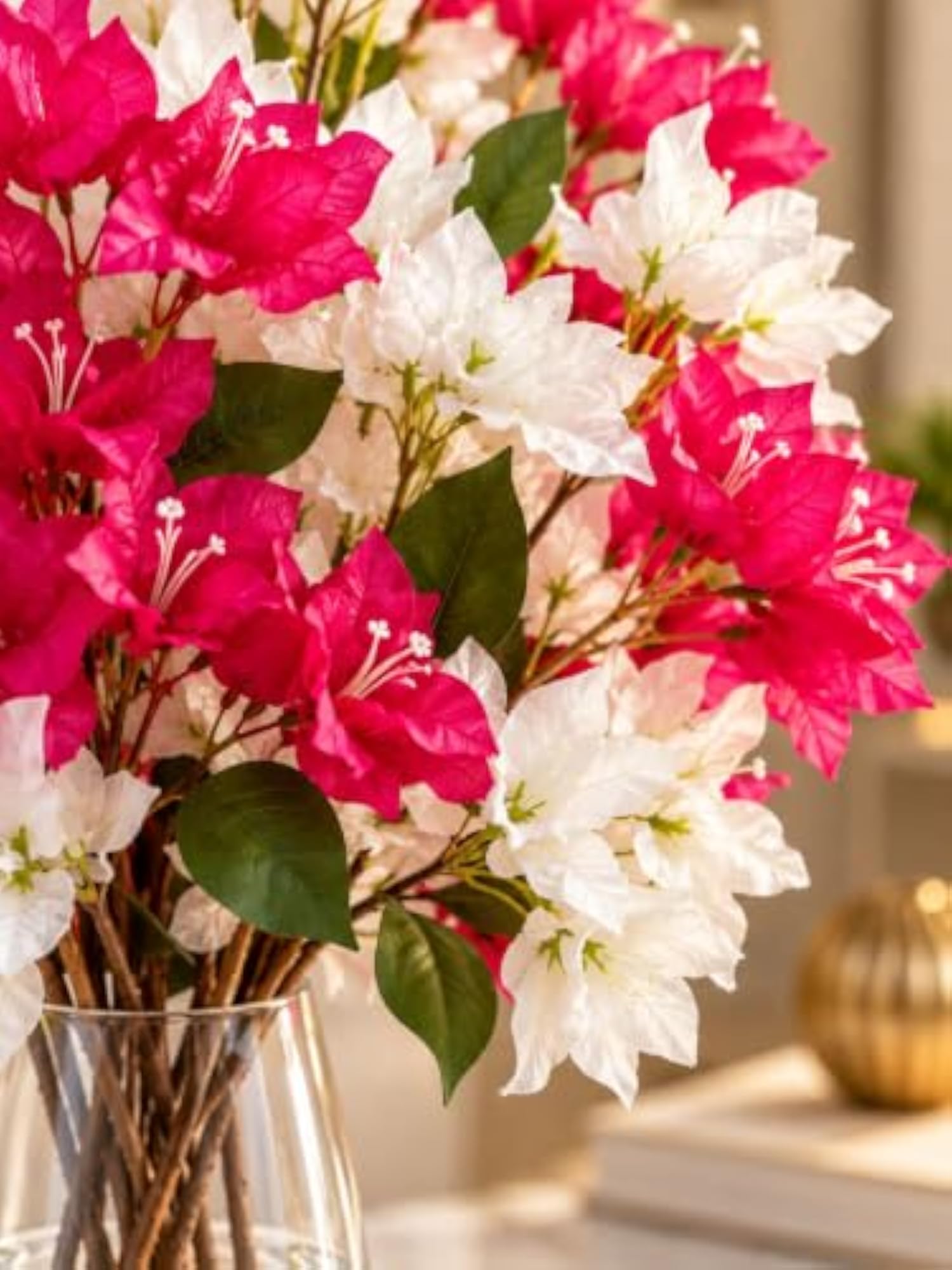 Artificial Bougainvillea Flower Stems Pack of 2